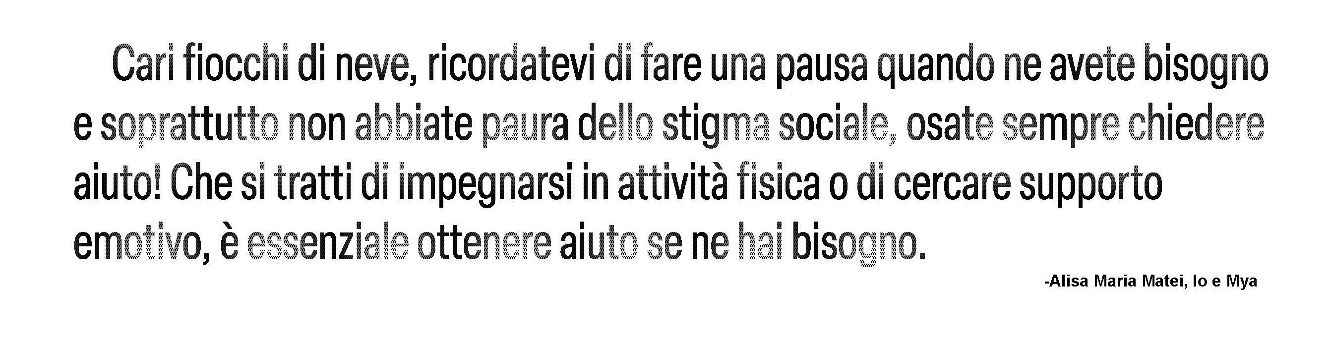 messaggio mya