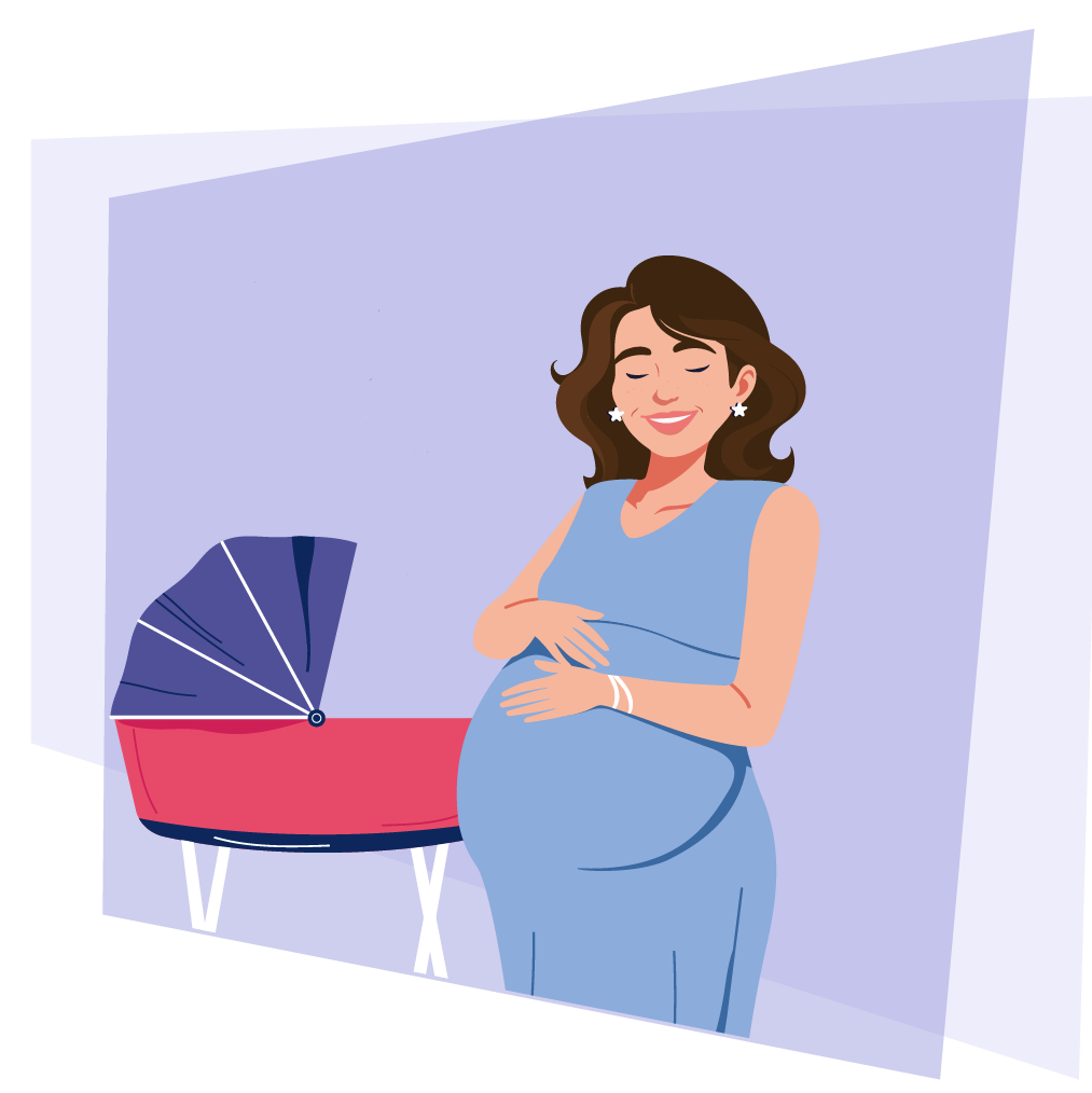 illustration grossesse avec la maladie de Verneuil femme 