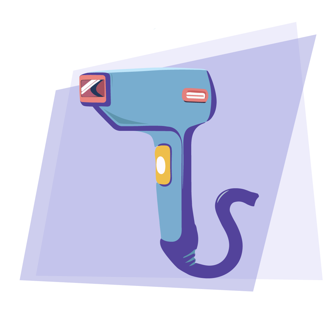 illustration thérapie au laser