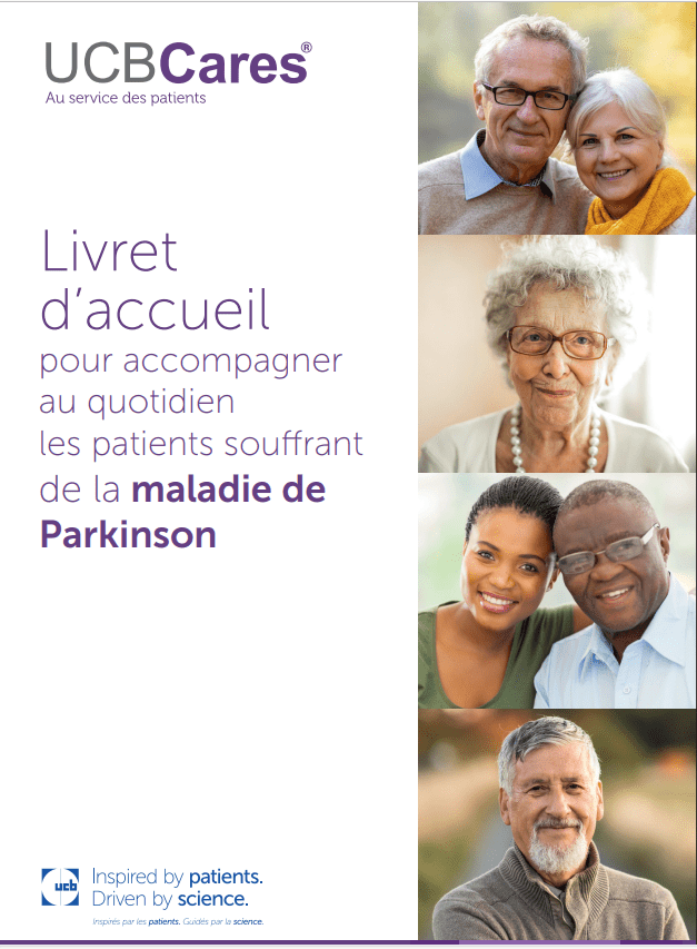 Couverture du livret d'accueil Parkinson