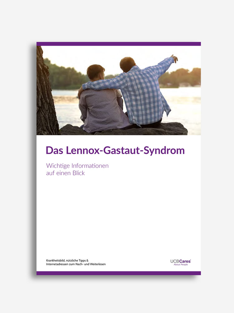 Ansicht der Titelseite der Broschüre Lennox-Gastaut-Syndrom