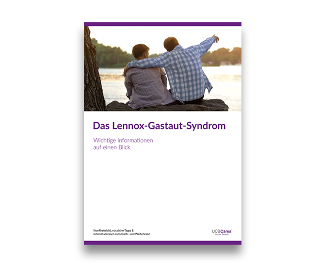 Ansicht der Titelseite der Informationsbroschüre zum Thema Lennox-Gastaut-Syndrom