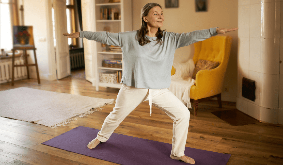 mujer con epilepsia haciendo deporte